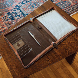 Branded Leather Padfolio