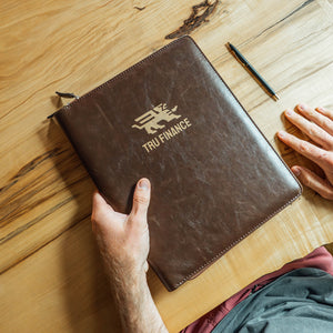 Branded Leather Padfolio