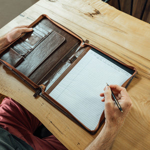 Branded Leather Padfolio