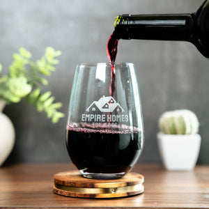 Branded Santa Fe Wine Glass - Box Set