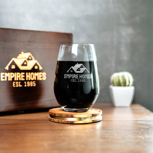 Branded Santa Fe Wine Glass - Box Set