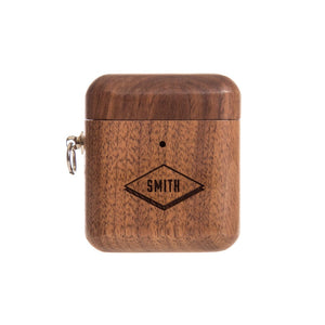 Walnut AirPods Case- Diamond Swanky Badger AirPods 1/2 