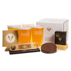 Beer Lover's Dream Bundle Swanky Badger Brown Coasters