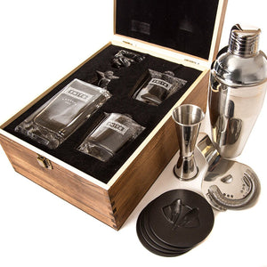 Whiskey Premium Bundle Whiskey Decanter Bundle Swanky Badger