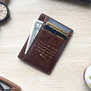Shop Personalized Front Pocket Wallet: Message Online,Buy Personalized Front Pocket Wallet: Message Online,Buy Personalized Front Pocket Wallet: MessagePersonalized Father`s Day Gifts, Personalized Gifts for Dad, Personalized Gifts For Him, Personalized Groomsmen Gifts,