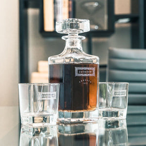 Whiskey Decanter: The Medalist Personalized Whiskey Decanter Swanky Badger