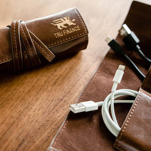 Branded Tech Roll Up Swanky Badger Brown