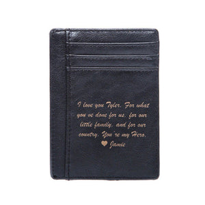 Shop Personalized Front Pocket Wallet: Message Online,Buy Personalized Front Pocket Wallet: Message Online,Buy Personalized Front Pocket Wallet: MessagePersonalized Father`s Day Gifts, Personalized Gifts for Dad, Personalized Gifts For Him, Personalized Groomsmen Gifts,