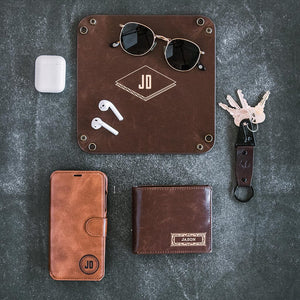 Leather KeyHook Swanky Badger