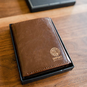 Branded Trifold Wallet Men's Leather Wallet Swanky Badger 