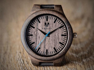 Sandalwood Classic Watch - Valentine Personalized Wooden Watch Swanky Badger