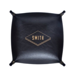 Catchall Tray: Diamond Catchall Tray Swanky Badger Black