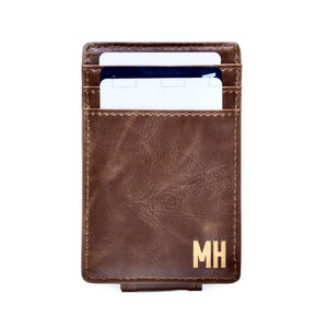 Shop Personalized Money Clip Leather Wallet -  Basic Online,Buy Personalized Money Clip Leather Wallet - Basic Online,Buy Personalized Money Clip Leather Wallet - Basic,Personalized Father`s Day Gifts, Personalized Gifts for Dad, Personalized Gifts For Him, Personalized Groomsmen Gifts,