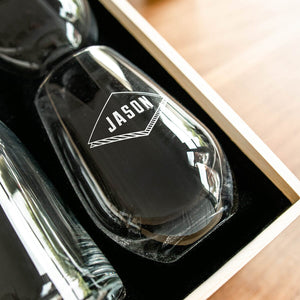 Wine Decanter - The Diamond Glassware Swanky Badger