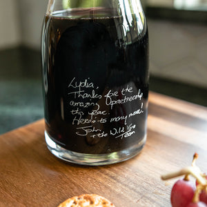 Branded Wine Decanter & 2 Santa Fe Wine Glasses