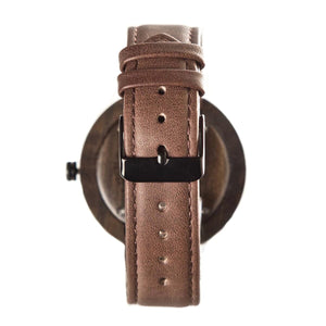 Branded Sandalwood Modern Brown Watch Personalized Wooden Watch Swanky Badger