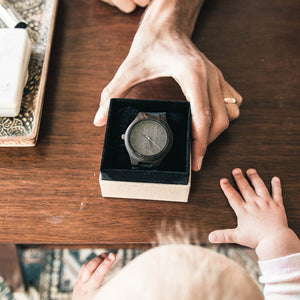 Branded Sandalwood Classic Watch Personalized Wooden Watch Swanky Badger