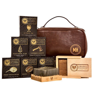 Ultimate Shower Upgrade Set Swanky Badger Brown 6 - Try Them All