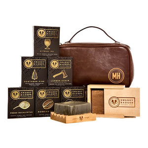 Shower Game Upgrade Set Swanky Badger Brown 6 - Try Them All