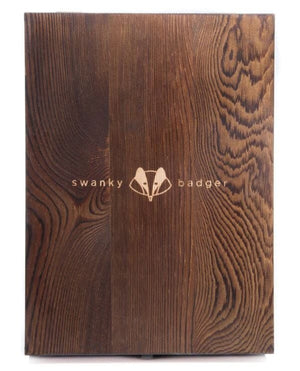 Wine Decanter - The Script Glassware Swanky Badger