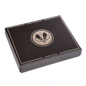 Personalized Bifold Wallet: Circle Men's Leather Wallet Swanky Badger
