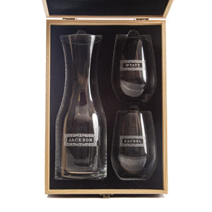 Wine Decanter - The Classic Glassware Swanky Badger