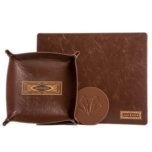 Home Office Upgrade Set - Classic Swanky Badger Brown