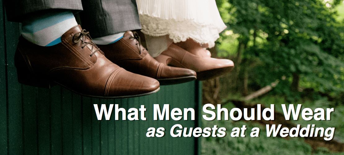 What Men Should Wear as Guests at a Wedding