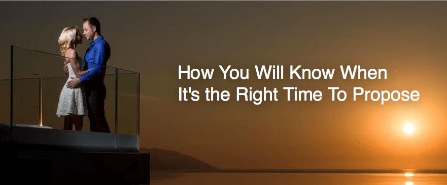 How You Will Know When It's the Right Time To Propose