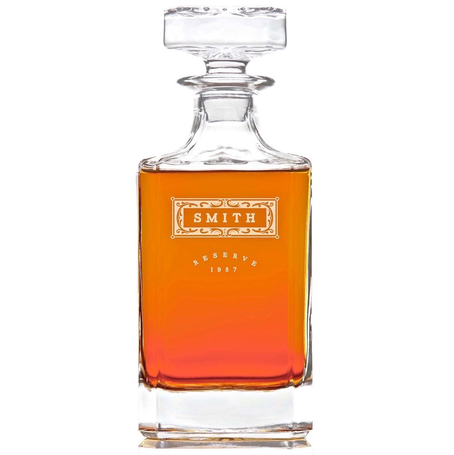 Personalized Whiskey Decanters