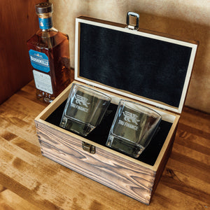 Branded Aviara Whiskey Glasses - Box Set