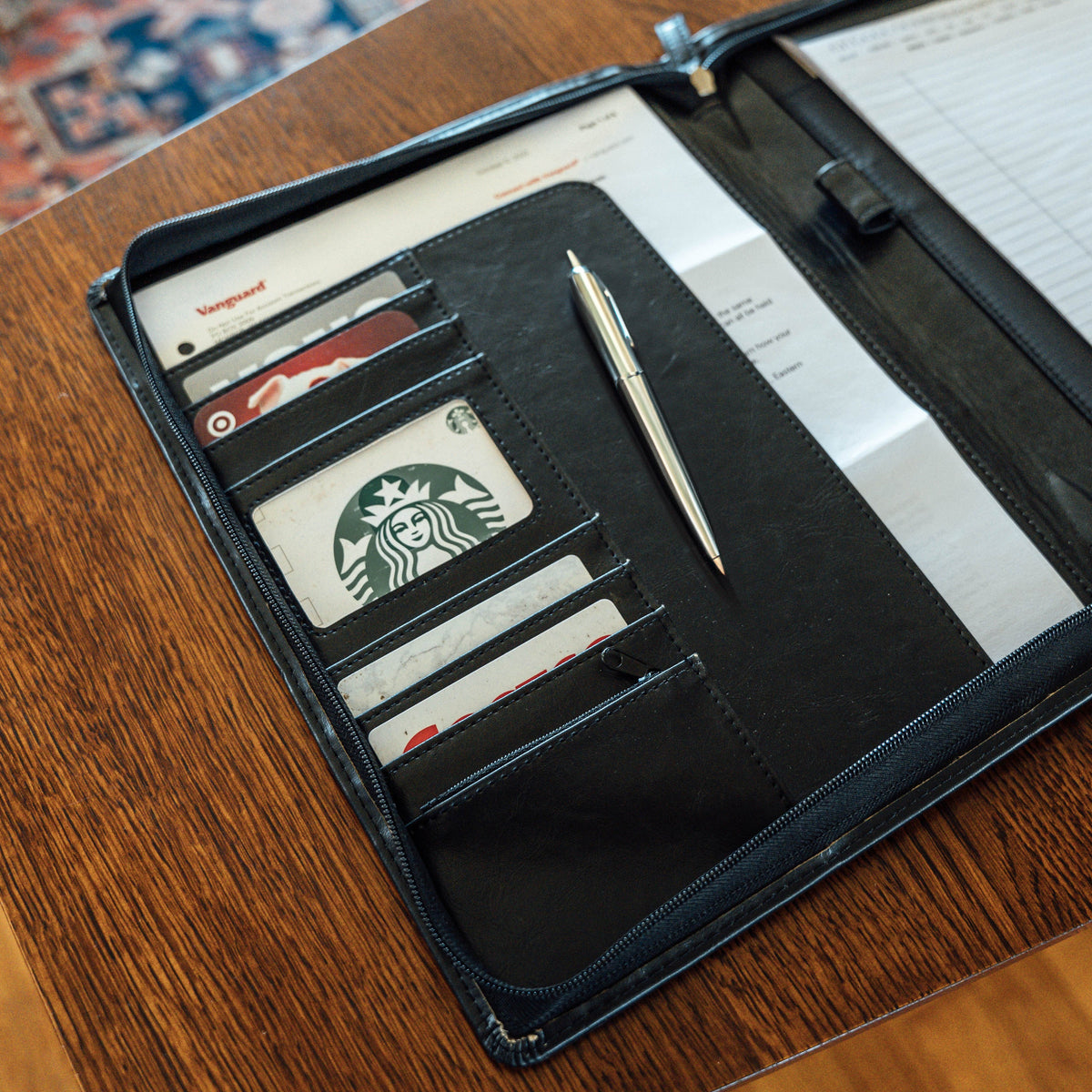 Branded Leather Padfolio