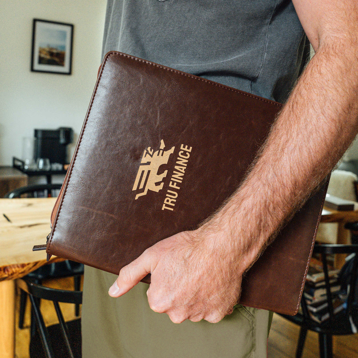 Branded Leather Padfolio