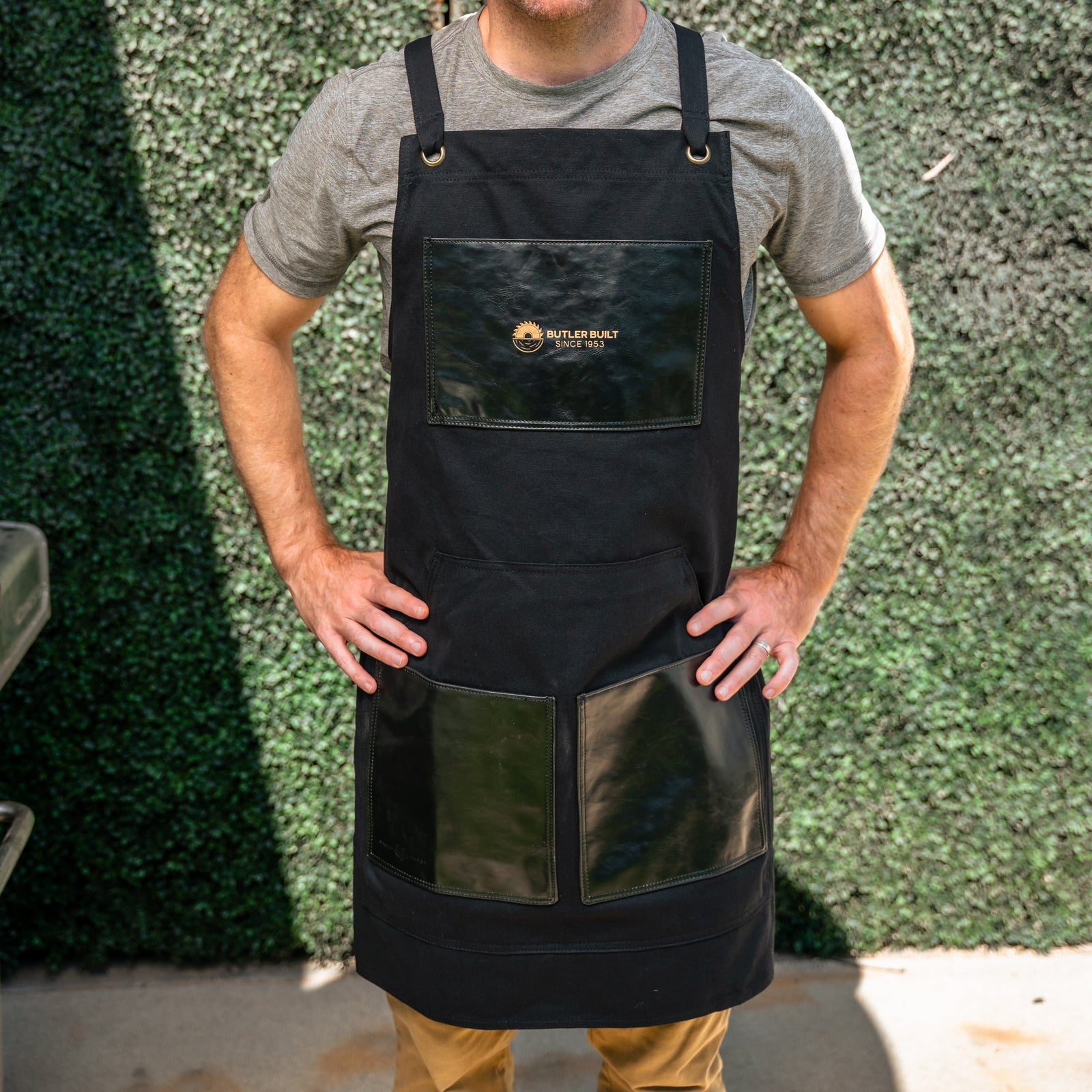 Branded BBQ Apron Swanky Badger 