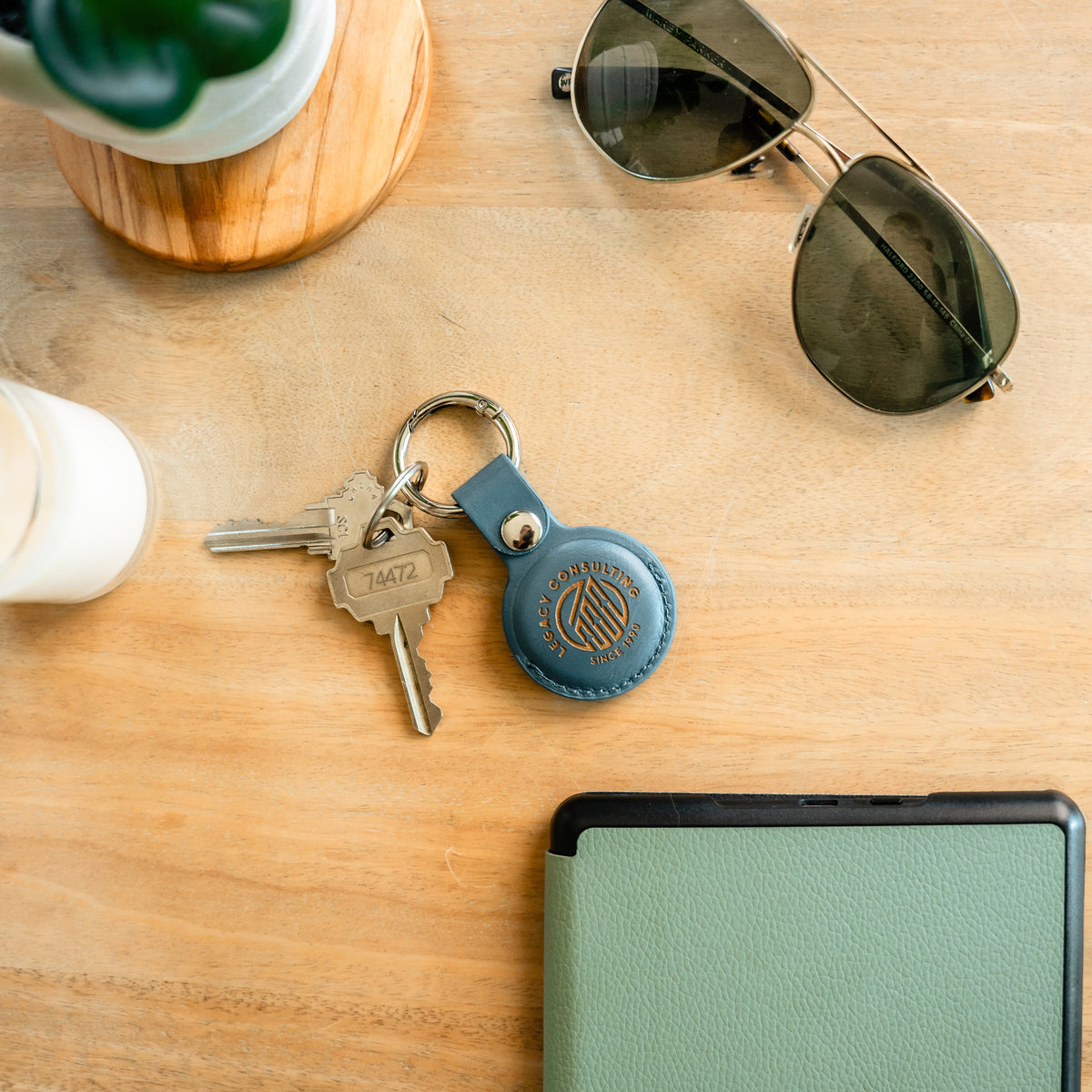 Branded AirTag Keychain