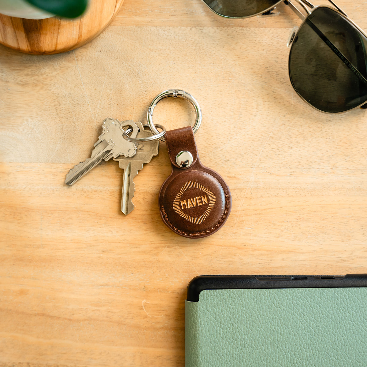 Branded AirTag Keychain