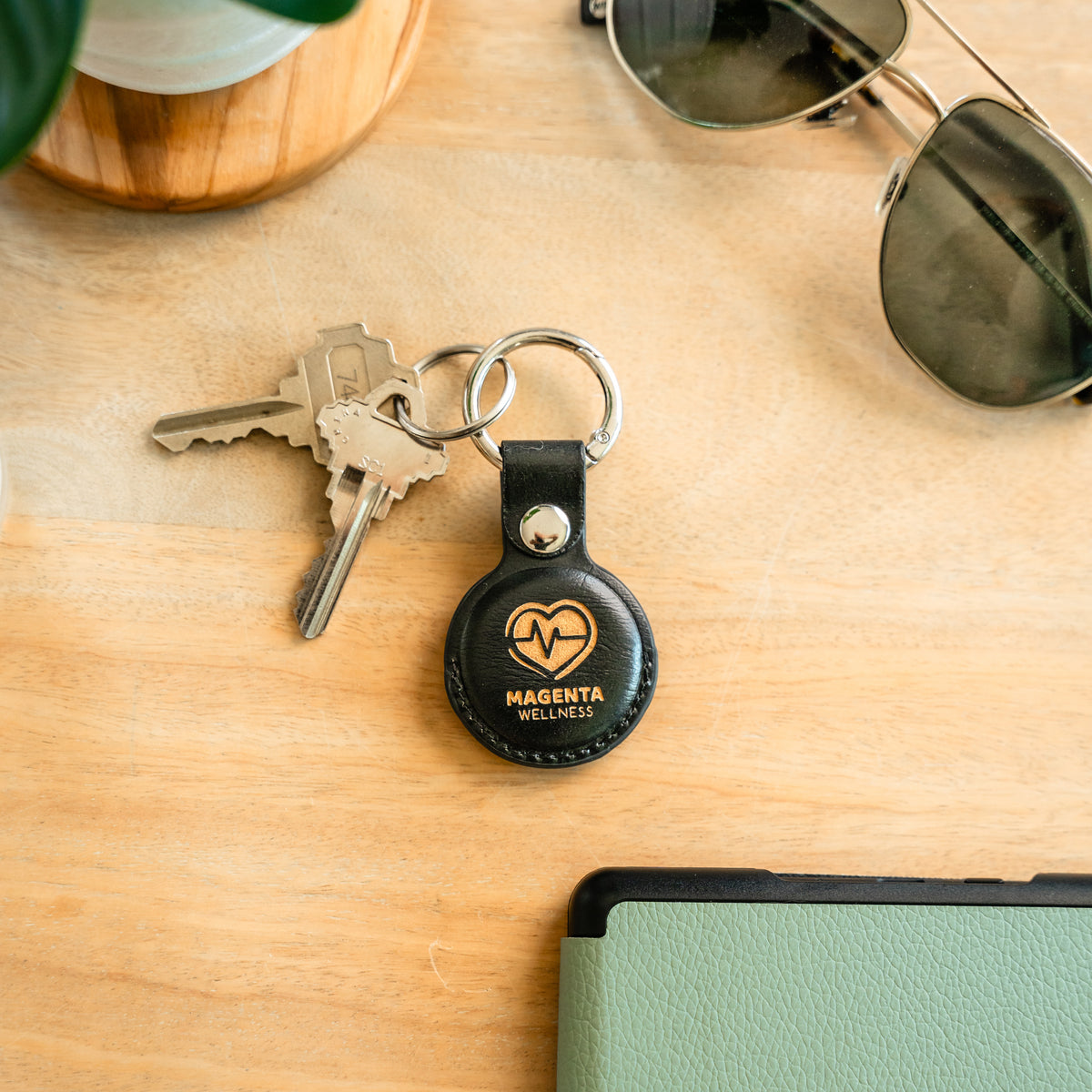 Branded AirTag Keychain
