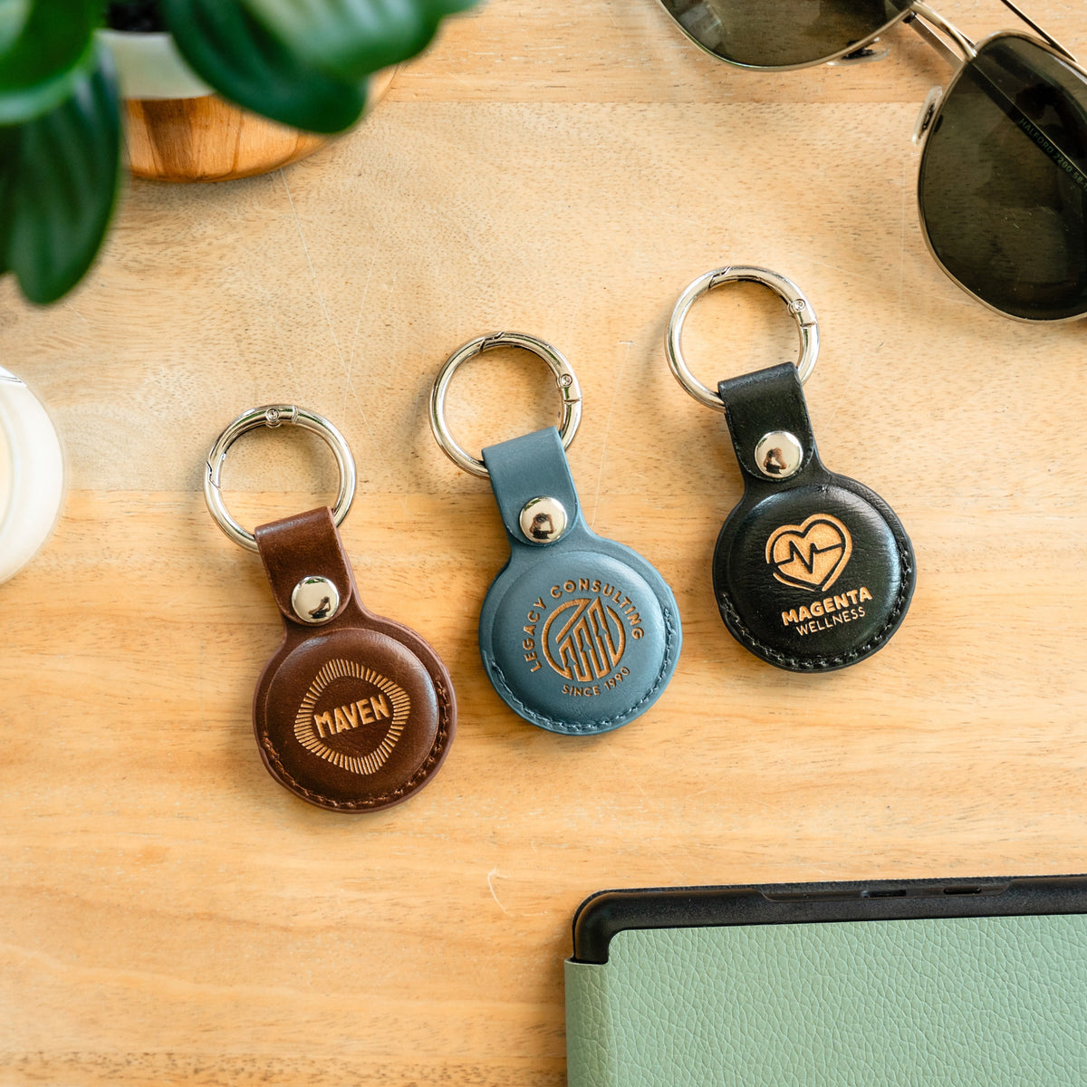 Branded AirTag Keychain