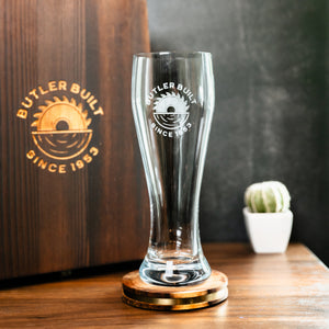 Branded Torrey Pilsner Glass