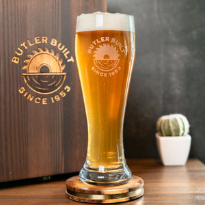 Branded Torrey Pilsner Glass