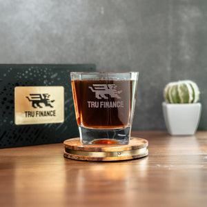 Branded Aviara Whiskey Glasses - Box Set