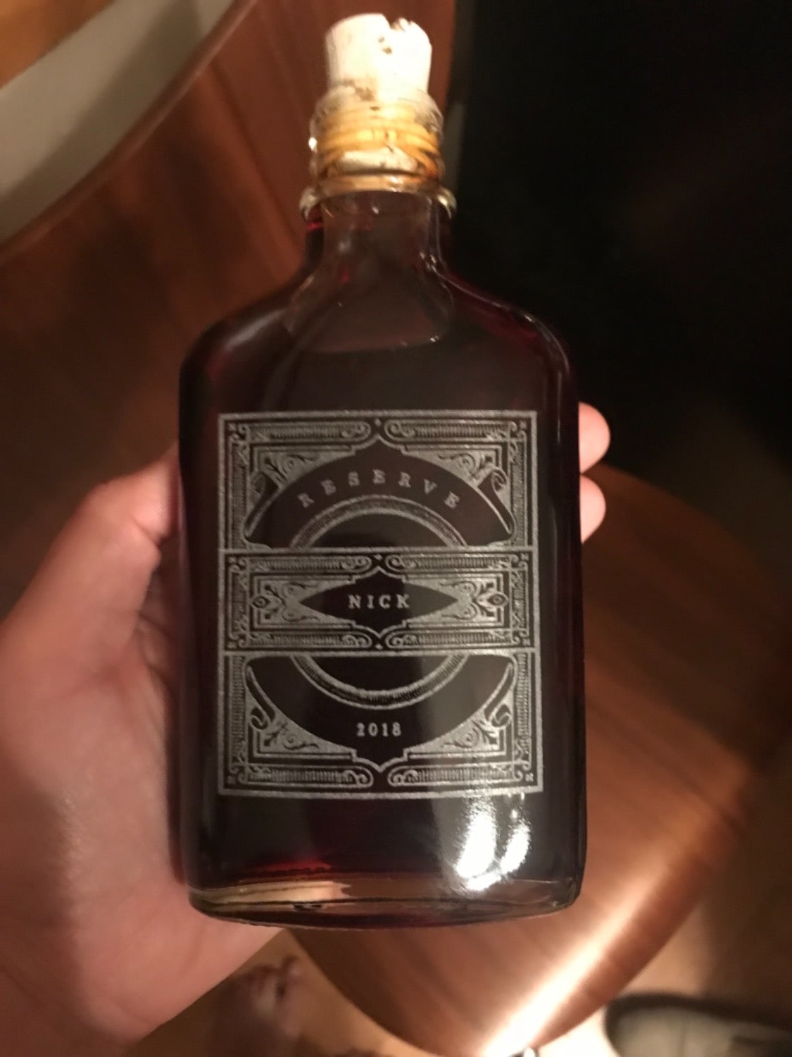 Hip flask | glass flask