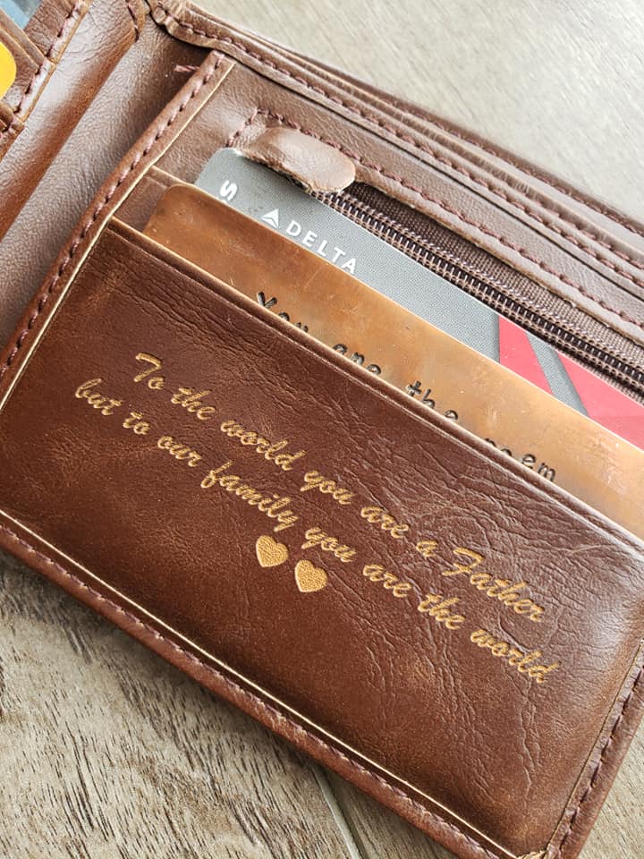 Personalized leather wallet | leather wallet 