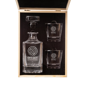 Branded Decanter Set