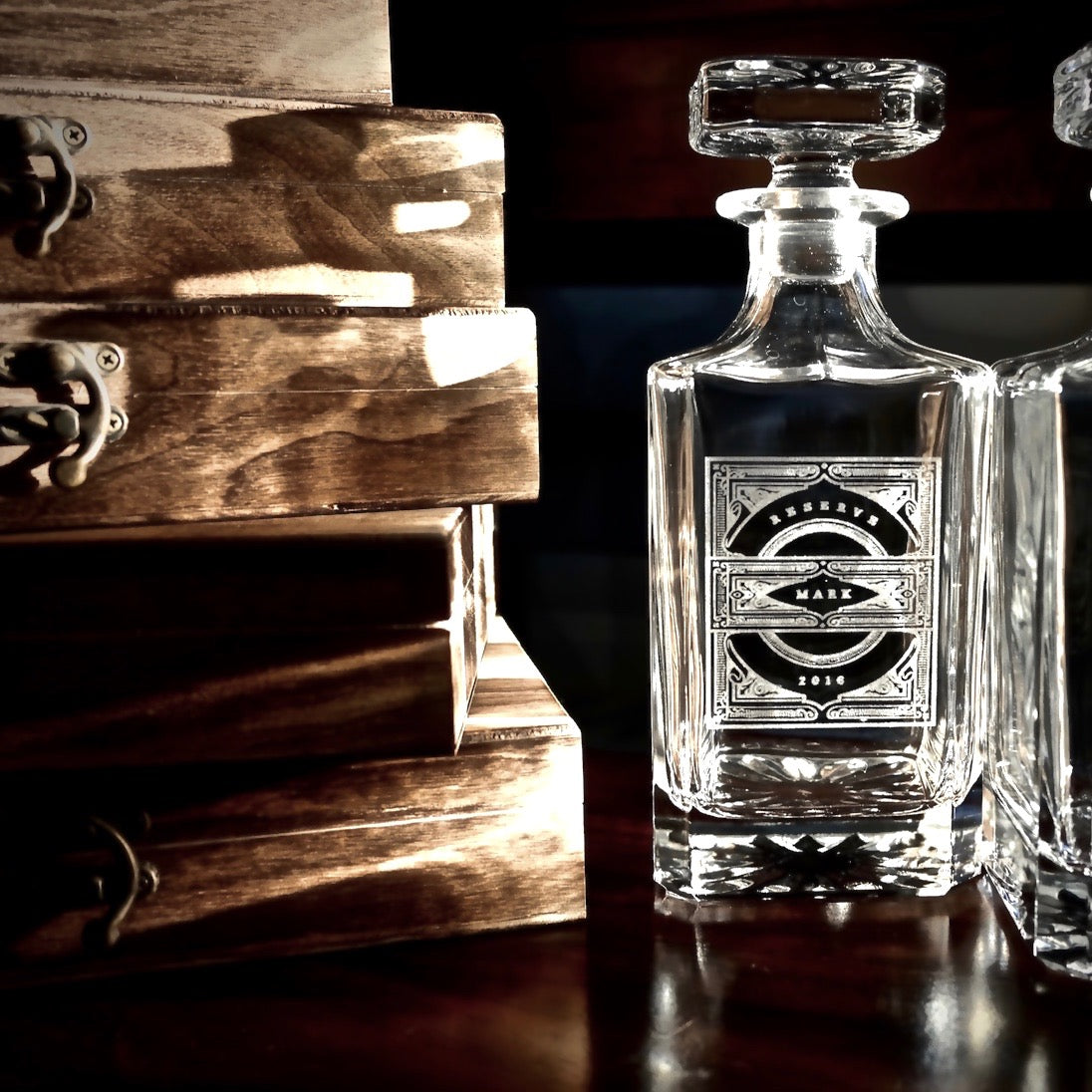 Personalized Whiskey decanter