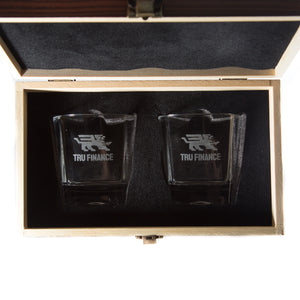 Branded Whiskey Glass Box Set