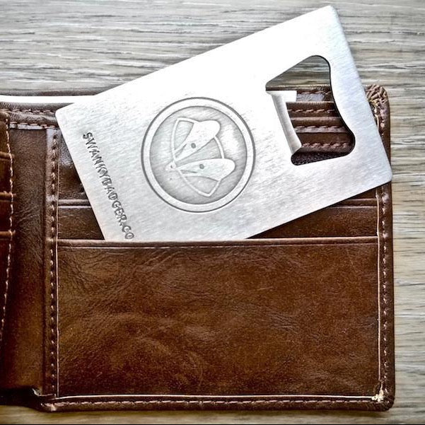 Badger Credit Card Bottle Opener - Free with any Purchase Bottle Opener Swanky Badger 