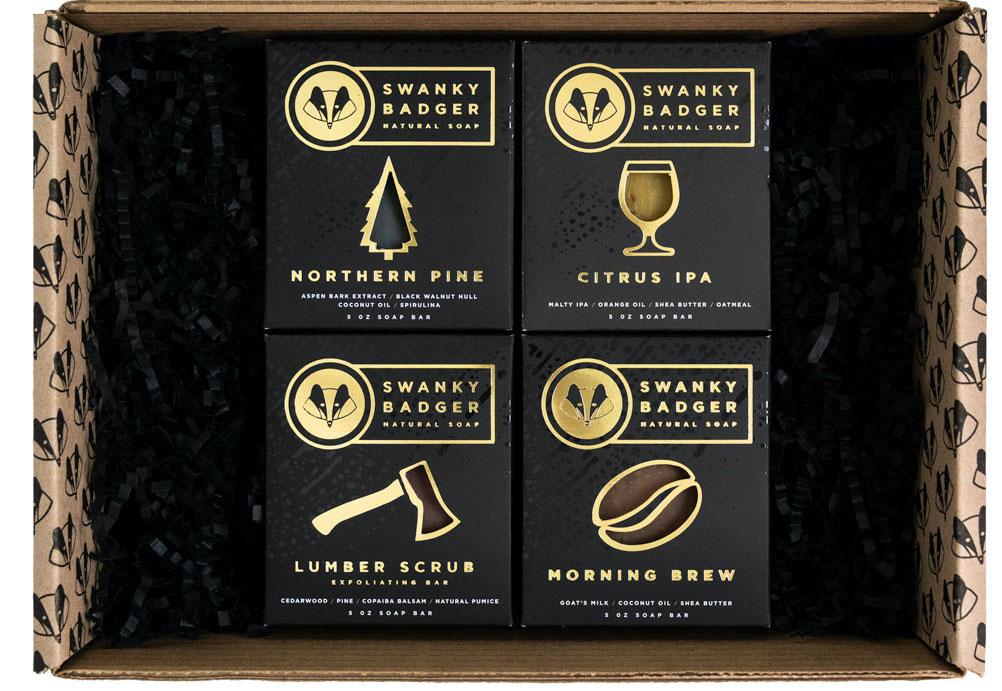 One Person Soap Subscription draft Swanky Badger 4 Bars 