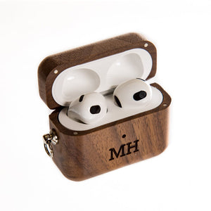 Walnut AirPods Case- Executive Swanky Badger 