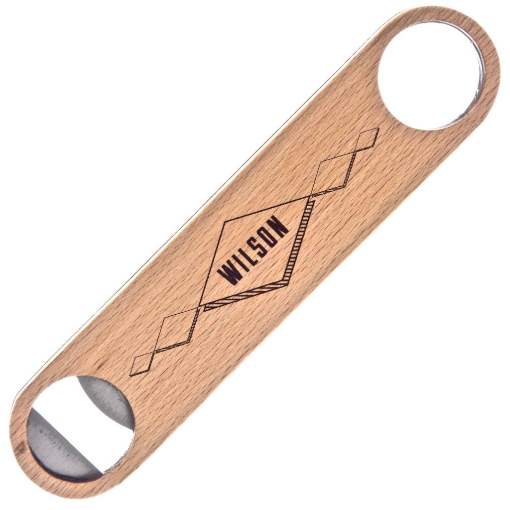 Rico Industries 6734598749 Minnesota Vikings Bar Blade Laser Engraved Bottle Opener